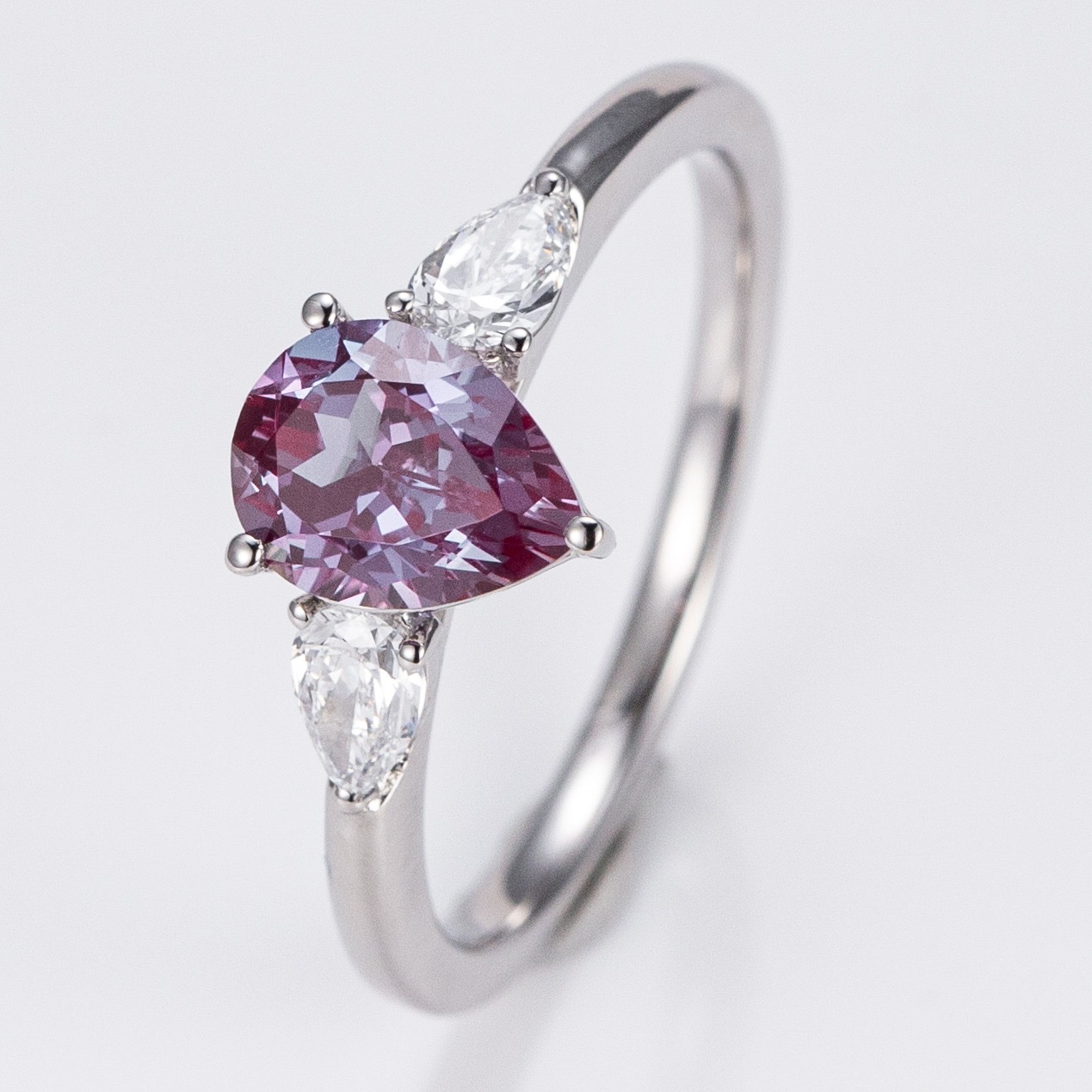 Alexandrite Trilogy Ring