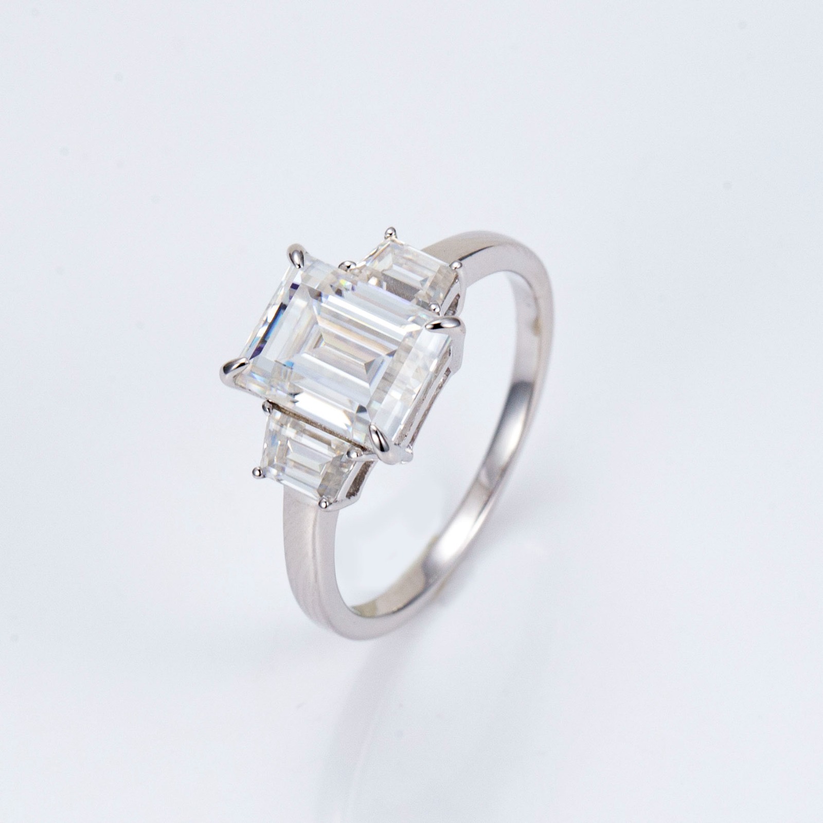 Emerald Cut Diamond Ring