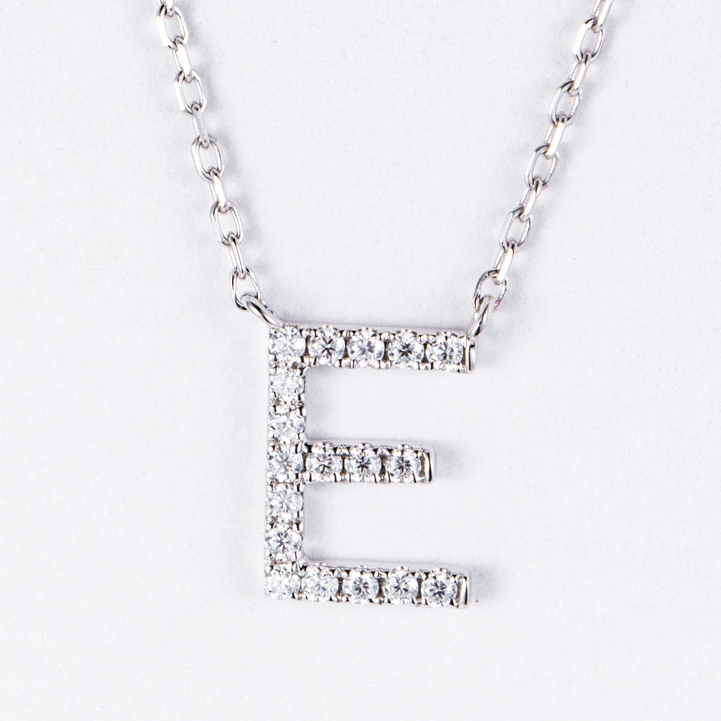 Diamond Initial Necklace