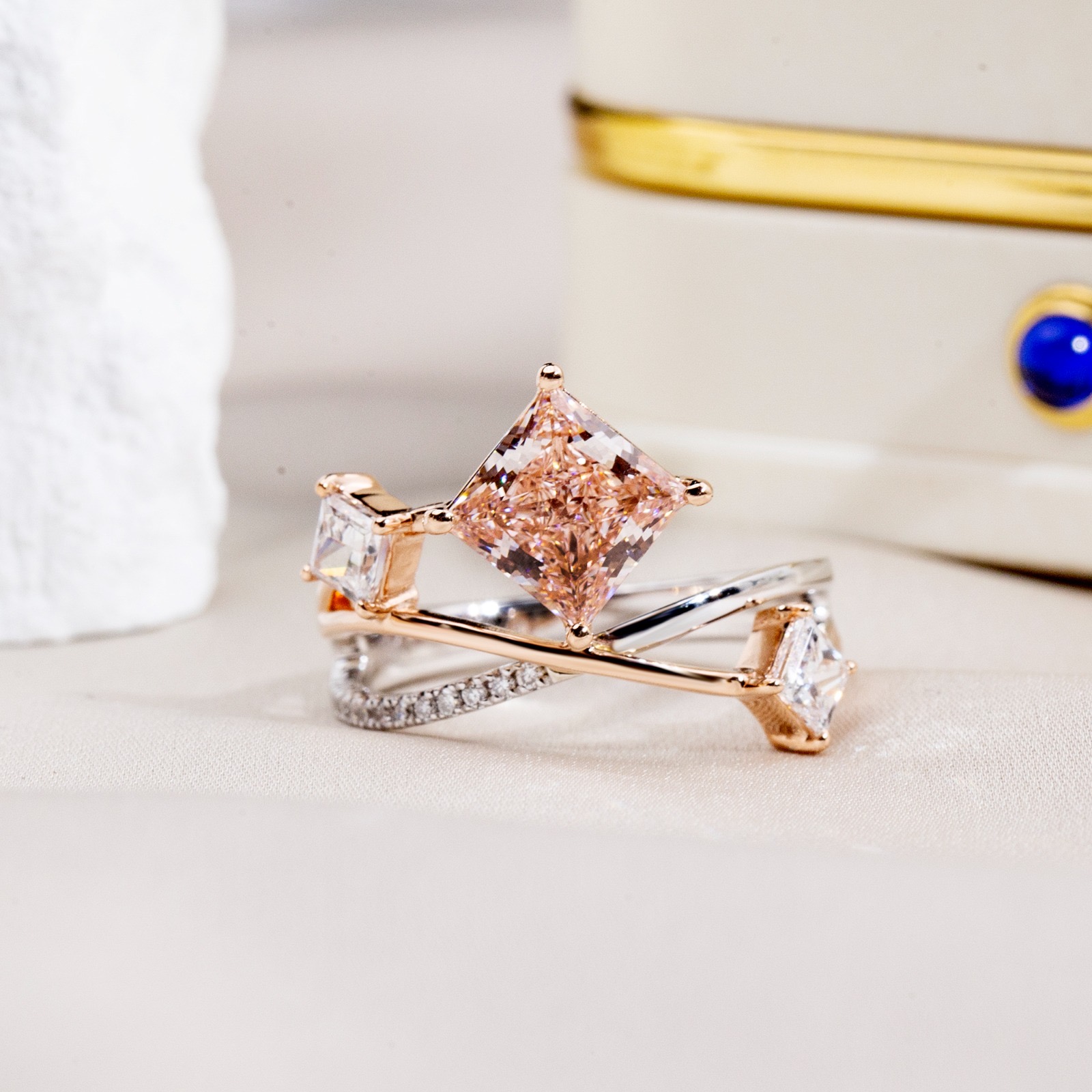 Bespoke Pink Diamond Ring