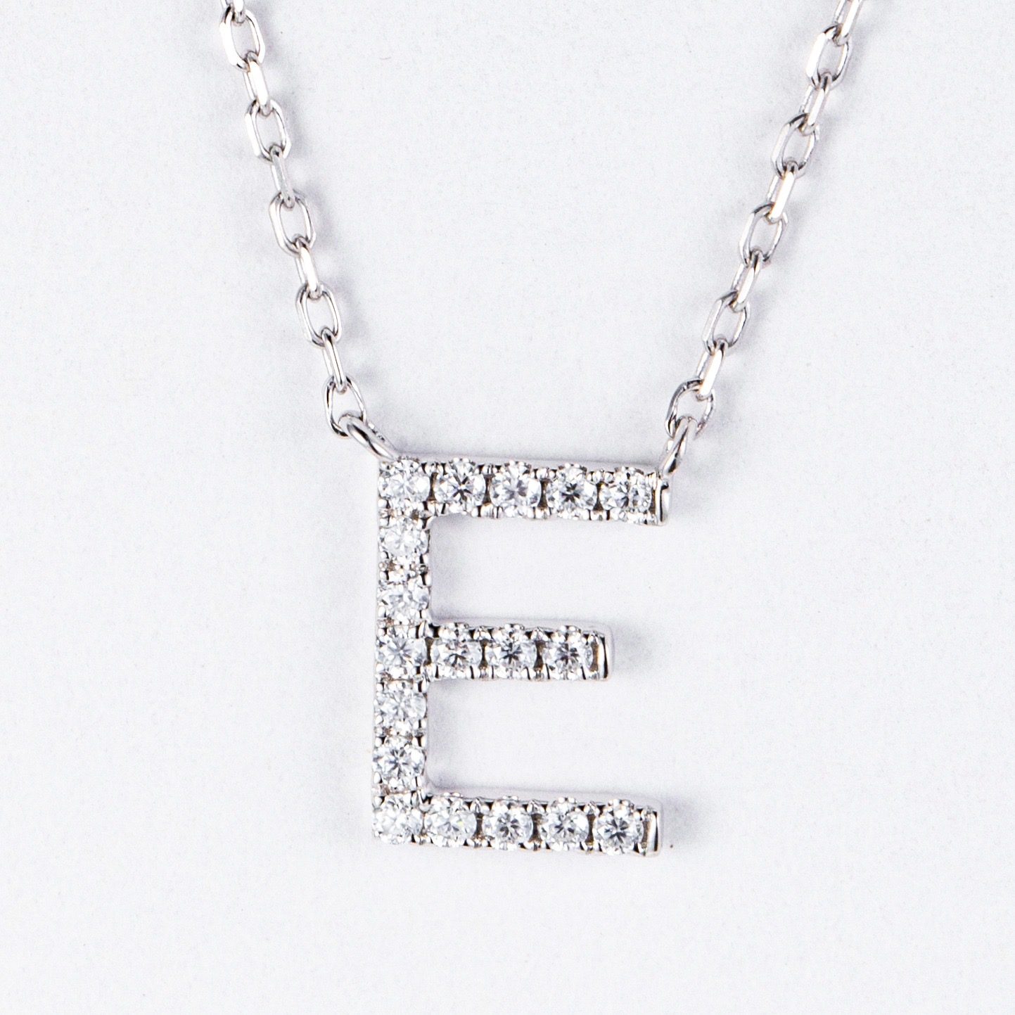 Diamond Initial Necklace