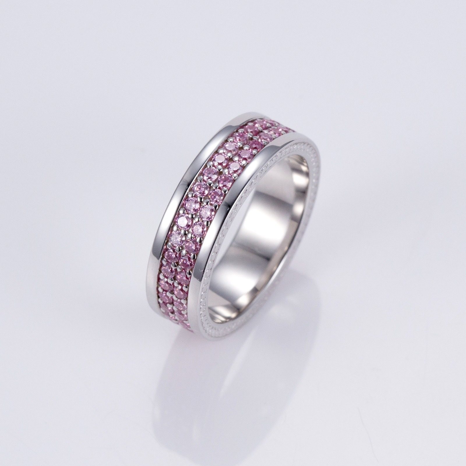 Pink Diamond Ring